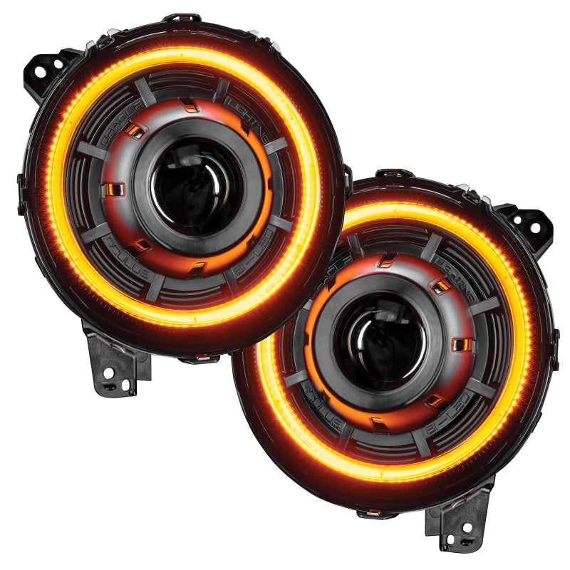 Oracle Lighting Bi-LED Projector Headlights: Jeep Wrangler (18-24) / Gladiator (20-24)