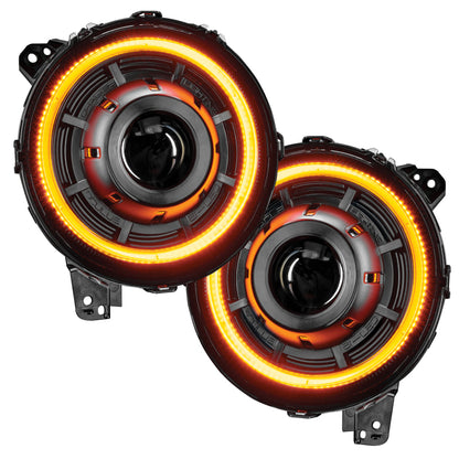 Oracle Lighting Bi-LED Projector Headlights: Jeep Wrangler (18-24) / Gladiator (20-24)