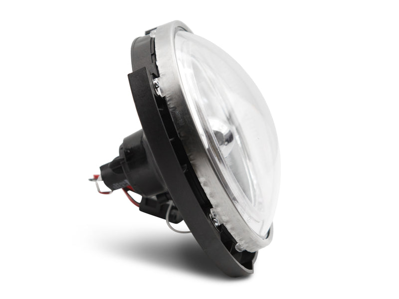 Raxiom LED Halo Headlights 7in Round Chrome Housing (FRONT): Jeep Wrangler (07-18)