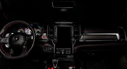 Oracle Lighting Fiber Optic LED Interior Ambient Dash Kit: Ram 1500 2019-2022