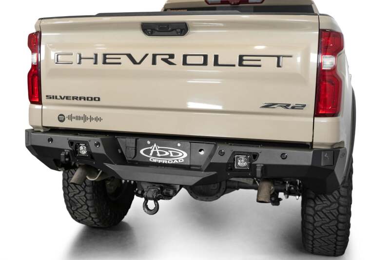Addictive Desert Designs 2022+ Chevrolet Silverado 1500 / ZR2 / GMC Sierra AT4 / AT4X Stealth Fighter Rear Bumper | 2019-2026 (R120081090103)