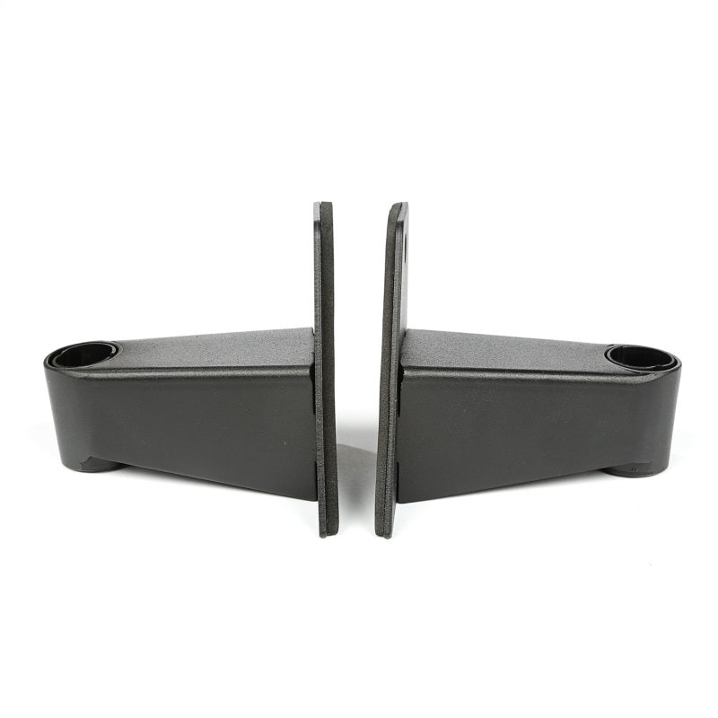 Rugged Ridge Textured Black Mirror Relocation Brackets (PAIR): Jeep Wrangler JK (07-18)