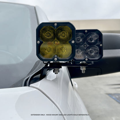 Go Rhino XE Hood Hinge Cube Light Mount | Ford Ranger / Bronco (19-26) (732400T)