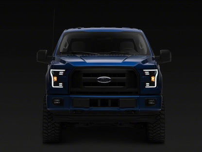 Raxiom 15-20 Ford F-150 G3 Projector Headlights w/ LED | Black (T542837)