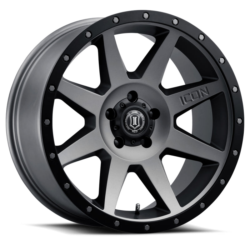 ICON 20x9 6x5.5 0mm Offset Titanium Wheel | Ford Bronco (21-26) (1820908350TT)