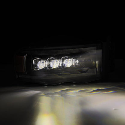 AlphaRex NOVA LED Projector Headlights (Black): Dodge Ram 1500 (02-05) & 2500/3500 (03-05)