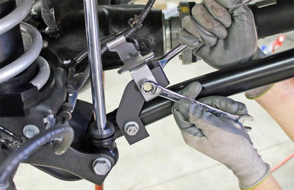 RockJock Front Brake Line Relocation Bracket Kit | Jeep Gladiator JT / Wrangler JL (20-25) (RJ-141300-101)