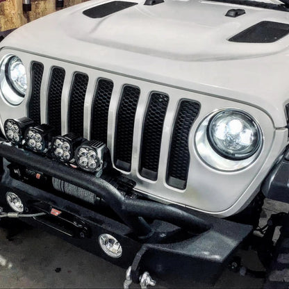 ORACLE Lighting ColorSHIFT 7in LED Headlights (FRONT): Jeep Wrangler (07-18) - Black