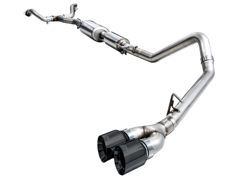 AWE 0FG Dual Diamond Black Tips Exhaust | Toyota Tundra (22-26) (3015-33063)