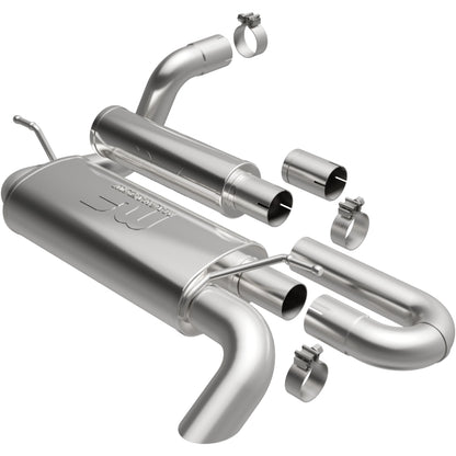 Magnaflow Overland Series Axle-Back Perf Exhaust System (REAR): Jeep Wrangler JL 18-25 2.0L / 3.6L