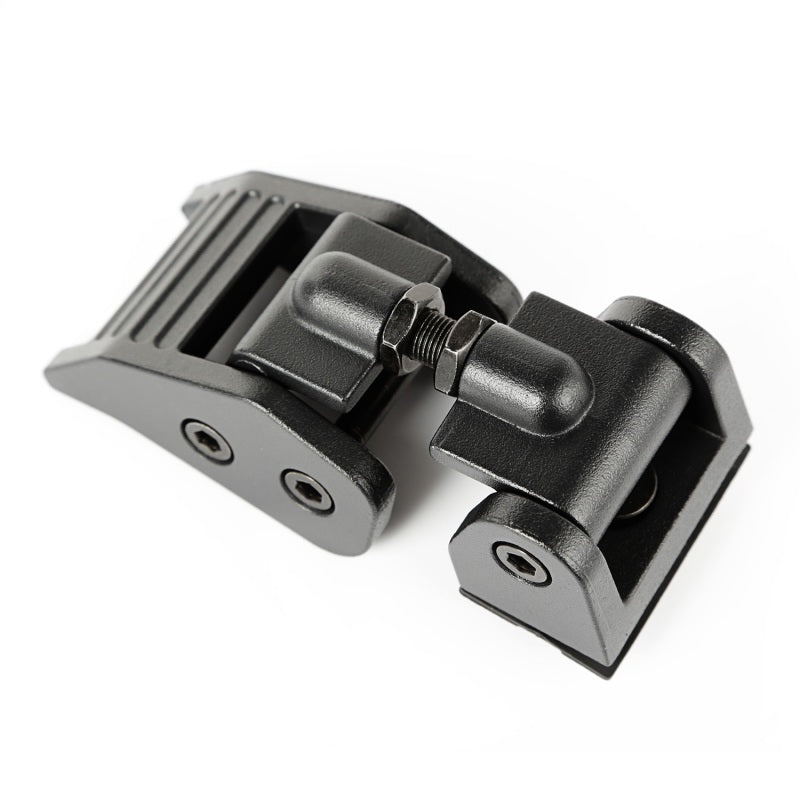 Rugged Ridge Textured Black Aluminum Hood Catches: Fits Most Jeep Wrangler Models (2007-2018)