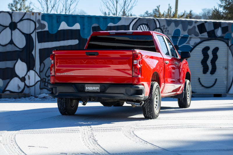 MBRP Alum. Steel 3in Cat-Back | GM 1500 Silverado/Sierra 2019-2024 (S5019AL)
