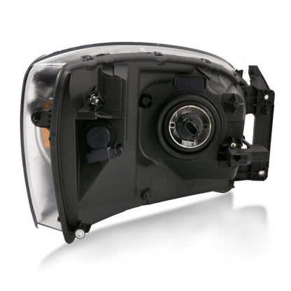 ANZO Crystal Headlights (Black/Amber): Dodge Ram 1500 2006 - 2009