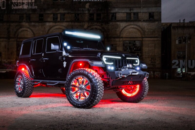 Oracle Lighting Vector Series Full LED Grille: Jeep Wrangler (18-23) / Gladiator (20-23)
