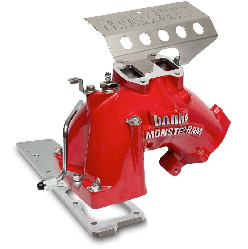 Banks Power Monster-Ram Intake System 3-3/8in Inlet (F&R): RAM 2500/3500 2019-2026 6.7L Cummins Red