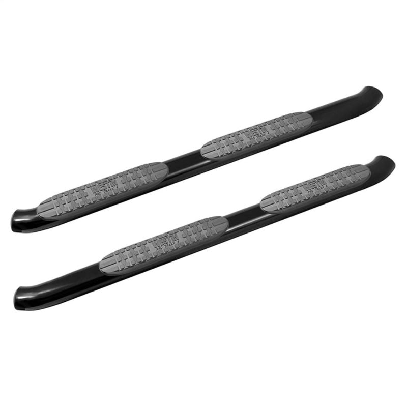 Westin Textured Black PRO TRAXX 4 Oval Nerf Step Bars: Jeep Wrangler (2018-2024)