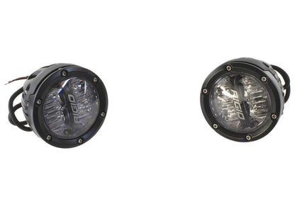 Ford Racing 2021+ Ford Bronco Mirror Mounted 4in Rigid LED Lights Kit | Ford Bronco (21-26) (M-15200K-BML)