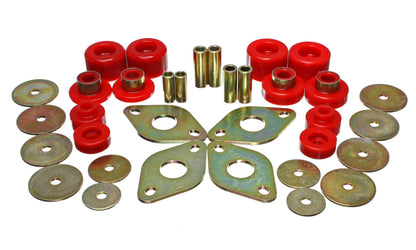 Energy Suspension Red Body Cab Mount Set | Toyota Pickup (00-04) (8.4107R)