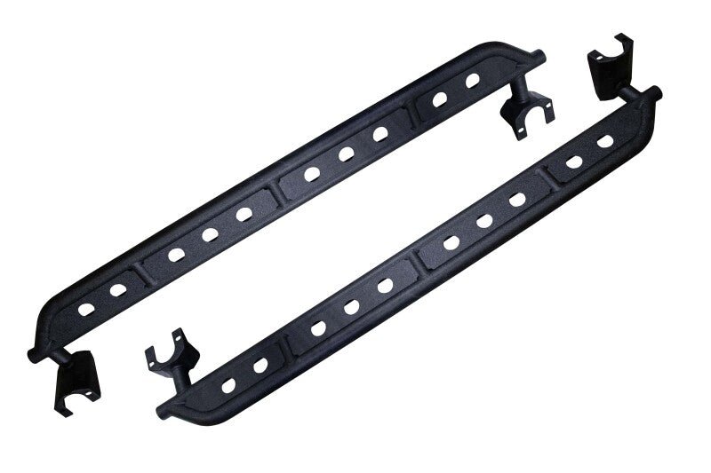 Fishbone Offroad Side Steps Black - 2021+ Ford Bronco 4 DR Nerf Bars & Running Boards offroad accessory | Iron Ridge Offroad