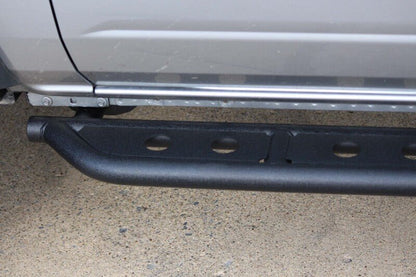 Fishbone Offroad Side Steps Black - 2021+ Ford Bronco 4 DR Nerf Bars & Running Boards offroad accessory | Iron Ridge Offroad