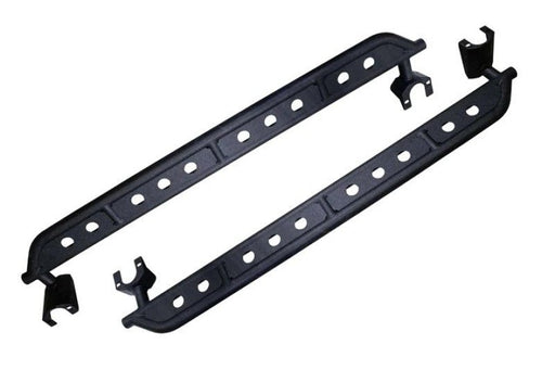 Fishbone Offroad Side Steps Black - 2021+ Ford Bronco 4 DR Nerf Bars & Running Boards offroad accessory | Iron Ridge Offroad