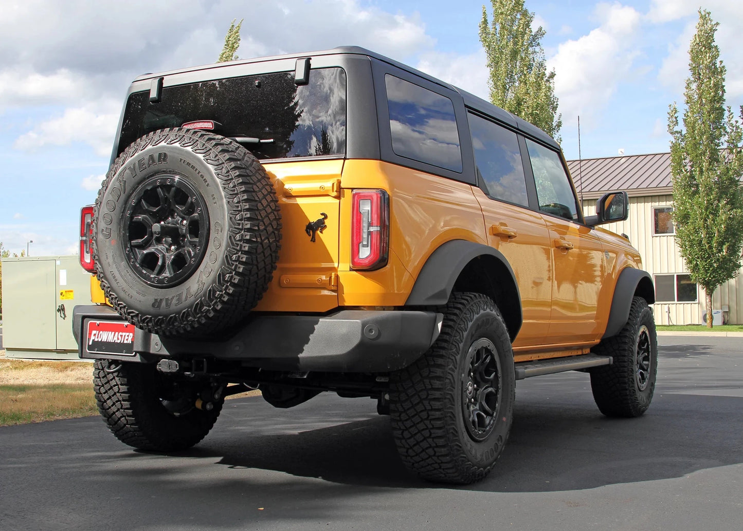 FLOWMASTER American Thunder Series 3 in Axle - Back Exhaust - 2021+ Ford Bronco 2.3L / 2.7L Exhaust offroad accessory | Iron Ridge Offroad