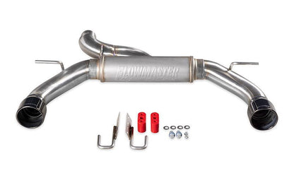 FLOWMASTER Signature Series 3 in Stainless Steel Axel - Back Exhaust - 2021+ Ford Bronco 2.3L / 2.7L Exhaust offroad accessory | Iron Ridge Offroad