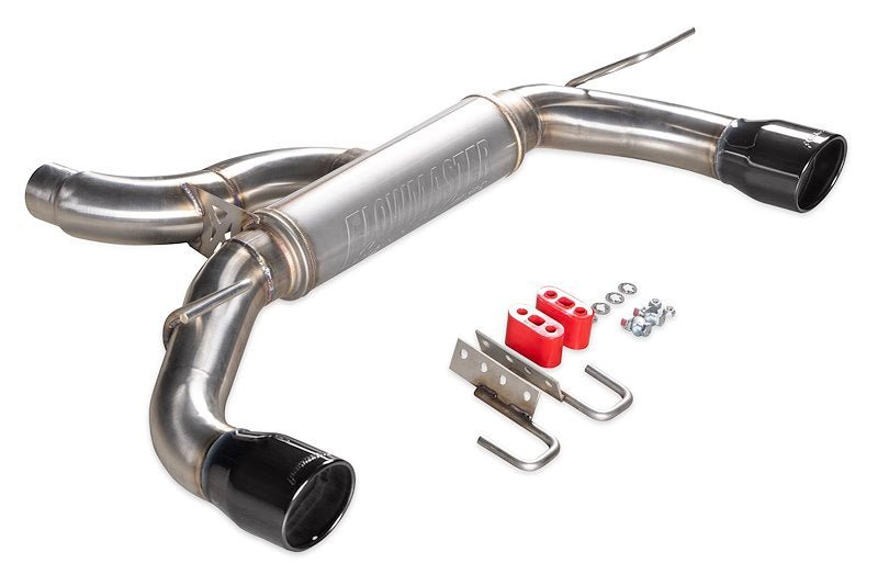 FLOWMASTER Signature Series 3 in Stainless Steel Axel - Back Exhaust - 2021+ Ford Bronco 2.3L / 2.7L Exhaust offroad accessory | Iron Ridge Offroad