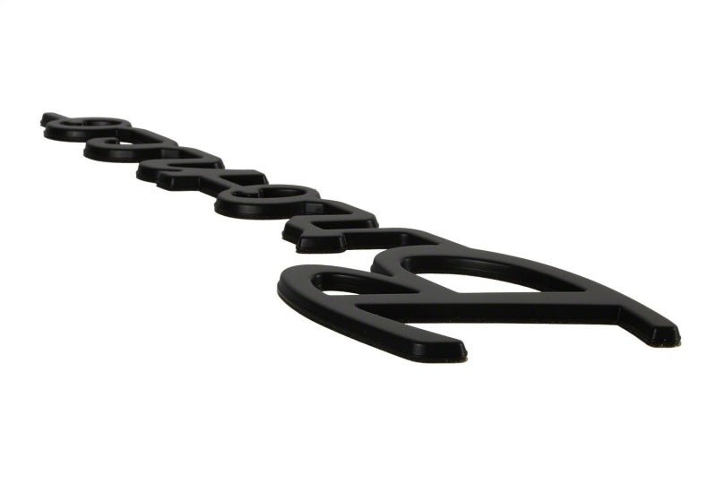 Ford Racing 2021+ Bronco Classic Script Fender Badges - Matte Black (Pair) Exterior Styling offroad accessory | Iron Ridge Offroad