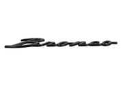 Ford Racing 2021+ Bronco Classic Script Fender Badges - Matte Black (Pair) Exterior Styling offroad accessory | Iron Ridge Offroad