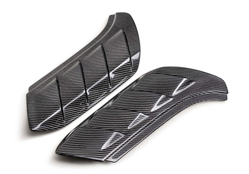 Ford Racing 22 - 24 Bronco Raptor 2x2 Twill Carbon Fiber Fender Vent Set - Gloss Exterior Styling offroad accessory | Iron Ridge Offroad