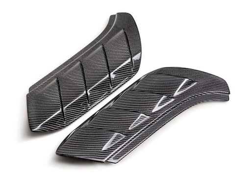 Ford Racing 22 - 24 Bronco Raptor 2x2 Twill Carbon Fiber Fender Vent Set - Gloss Exterior Styling offroad accessory | Iron Ridge Offroad