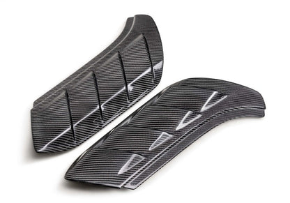 Ford Racing 22 - 24 Bronco Raptor 2x2 Twill Carbon Fiber Fender Vent Set - Gloss Exterior Styling offroad accessory | Iron Ridge Offroad