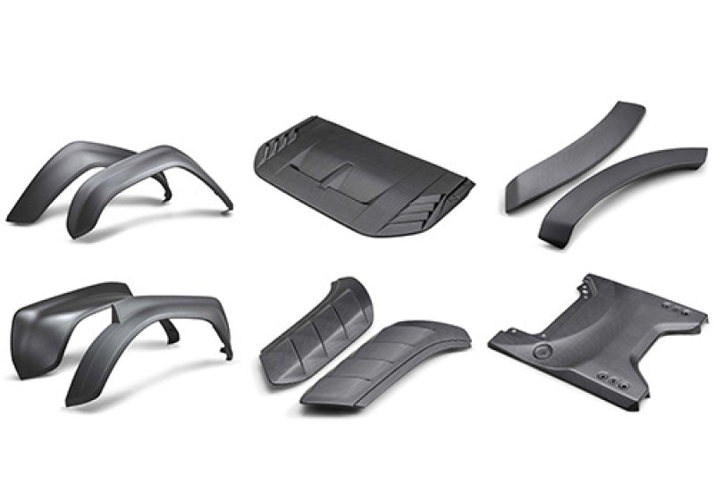 Ford Racing 22 - 24 Ford Bronco Raptor Carbon Fiber Appearance Kit - Matte Finish Exterior Styling offroad accessory | Iron Ridge Offroad