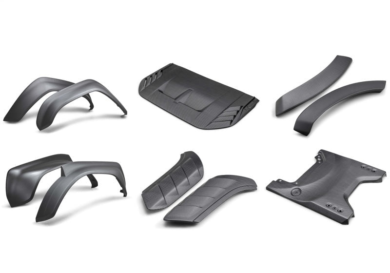 Ford Racing 22 - 24 Ford Bronco Raptor Carbon Fiber Appearance Kit - Matte Finish Exterior Styling offroad accessory | Iron Ridge Offroad