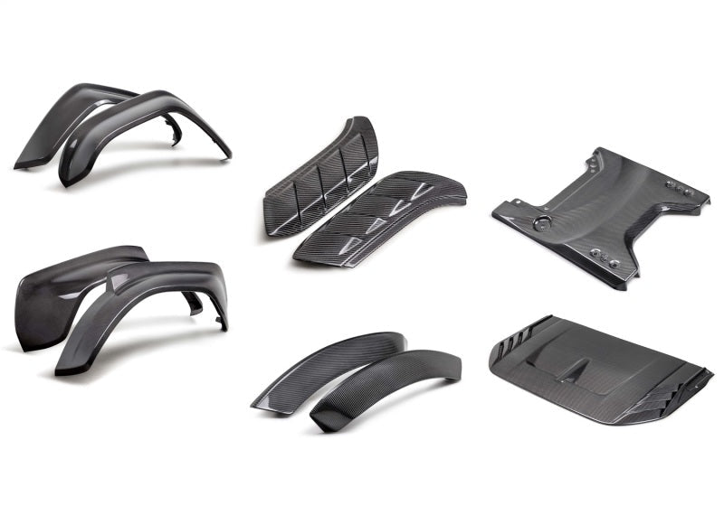 Ford Racing 22 - 24 Ford Racing 22 - 24 Ford Bronco Raptor Carbon Fiber Appearance Kit - Gloss Exterior Styling offroad accessory | Iron Ridge Offroad