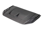 Ford Racing 22 - 26 Ford Bronco Raptor Carbon Fiber Hood Vent - Gloss Finish Exterior Styling offroad accessory | Iron Ridge Offroad