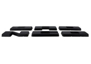 Ford Racing Grille Lettering Black Overlay Kit - 2021+ Ford Bronco Exterior Styling offroad accessory | Iron Ridge Offroad