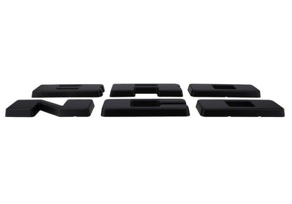 Ford Racing Grille Lettering Black Overlay Kit - 2021+ Ford Bronco Exterior Styling offroad accessory | Iron Ridge Offroad