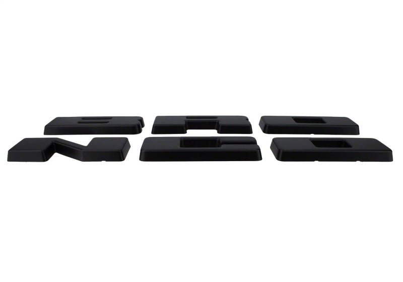 Ford Racing Grille Lettering Black Overlay Kit - 2021+ Ford Bronco Exterior Styling offroad accessory | Iron Ridge Offroad