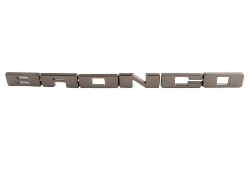 Ford Racing Grille Lettering Bronze Overlay Kit - 2021+ Ford Bronco Exterior Styling offroad accessory | Iron Ridge Offroad