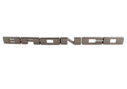 Ford Racing Grille Lettering Bronze Overlay Kit - 2021+ Ford Bronco Exterior Styling offroad accessory | Iron Ridge Offroad