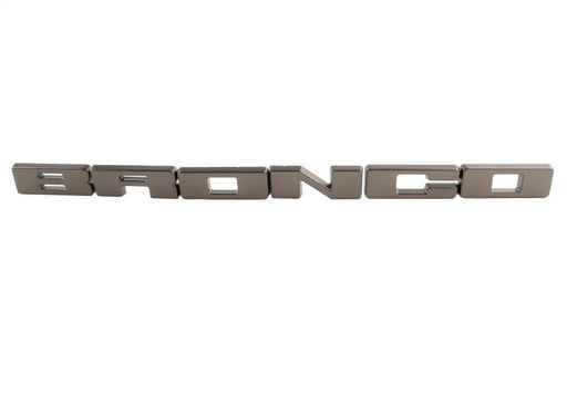 Ford Racing Grille Lettering Bronze Overlay Kit - 2021+ Ford Bronco Exterior Styling offroad accessory | Iron Ridge Offroad