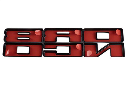 Ford Racing Grille Lettering Bronze Overlay Kit - 2021+ Ford Bronco Exterior Styling offroad accessory | Iron Ridge Offroad