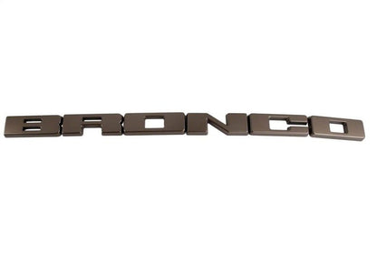 Ford Racing Grille Lettering Bronze Overlay Kit - 2021+ Ford Bronco Exterior Styling offroad accessory | Iron Ridge Offroad