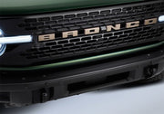 Ford Racing Grille Lettering Bronze Overlay Kit - 2021+ Ford Bronco Exterior Styling offroad accessory | Iron Ridge Offroad