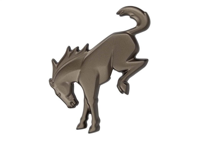 Ford Racing Rear Emblem Bronze Overlay - 2021+ Ford Bronco Exterior Styling offroad accessory | Iron Ridge Offroad