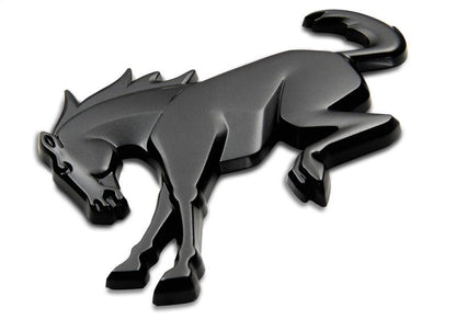 Ford Racing Rear Emblem Matte Black - 2021+ Ford Bronco Exterior Styling offroad accessory | Iron Ridge Offroad