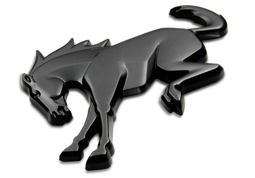 Ford Racing Rear Emblem Matte Black - 2021+ Ford Bronco Exterior Styling offroad accessory | Iron Ridge Offroad