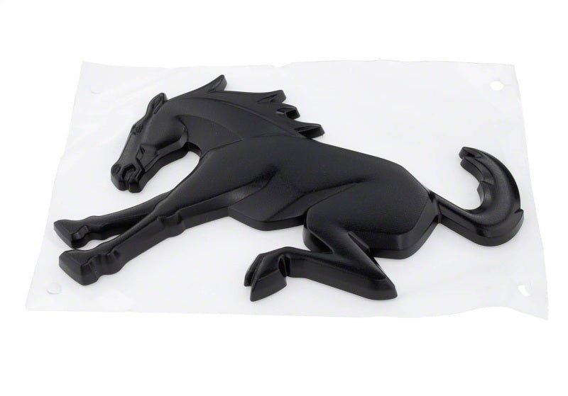 Ford Racing Rear Emblem Matte Black - 2021+ Ford Bronco Exterior Styling offroad accessory | Iron Ridge Offroad